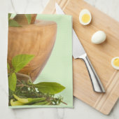 Geschirrtuch--Kräuter Geschirrtuch (Viertel Falte)