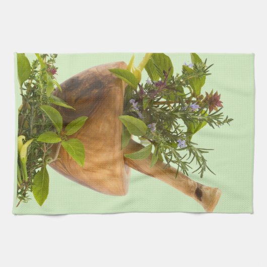 Geschirrtuch--Kräuter Geschirrtuch (Horizontal)