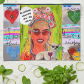 Geschirrtuch Mein emotionaler Hund (Gefaltet)