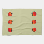 Geschirrtuch mit drei Äpfeln (Horizontal)