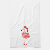 Geschirrtuch mit Flamingo (Vertikal)