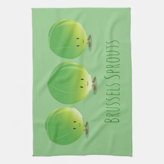 Geschirrtuch Rosenkohl-| (Vertikal)