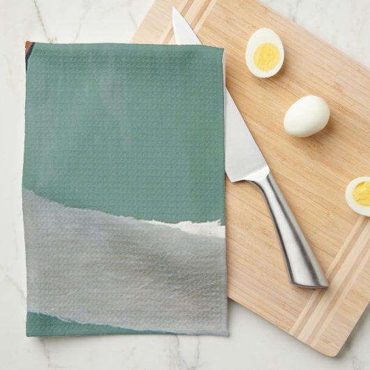 Geschirrtuch Schwan (Viertel Falte)