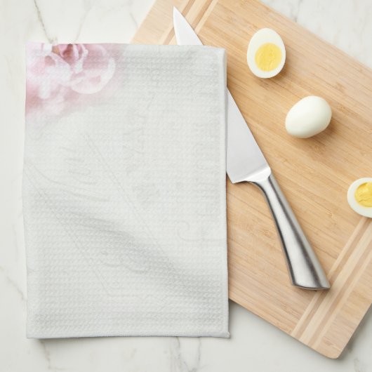 Geschirrtuch "shabby rose" (Viertel Falte)