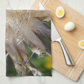 Geschirrtuch sternförmige Strohblume (Viertel Falte)