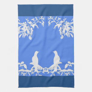 Geschirrtuch - Wedgewood Whimsey auf Blauem/Weiß