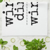 GESCHIRRTUCH-WEIN + ABENDESSEN-SIEGER LUSTIG GESCHIRRTUCH (Gefaltet)