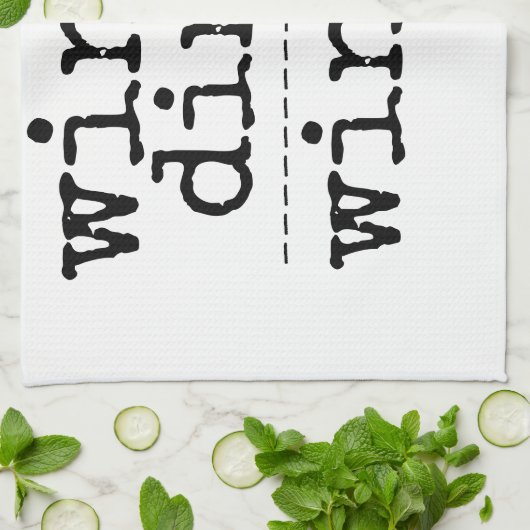 GESCHIRRTUCH-WEIN + ABENDESSEN-SIEGER LUSTIG GESCHIRRTUCH (Gefaltet)