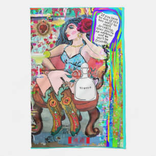 Geschirrtuch Wenn Sie zu früh gefragt werden müsse