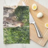 Geschirrtuch Yorks Terrier (Viertel Falte)