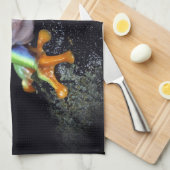 Geschirrtücher des Frosch-3 (Viertel Falte)