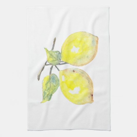 Geschirrtücher mit gelben Zitronen (Vertikal)
