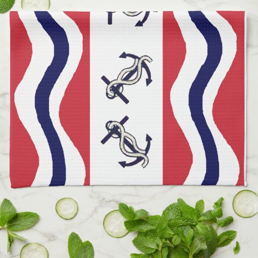 Geschirrtücher nautisch (Gefaltet)