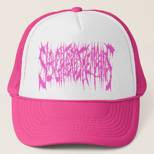Geschlachtete Überreste - rosa Truckerkappe (Vorderseite)