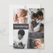 Geschlagene Momente - Ankündigung der Geburt von M (Vorderseite)