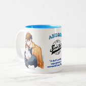 Geschlagene Momente - Tasse von Vater und Kind (Vorderseite Links)