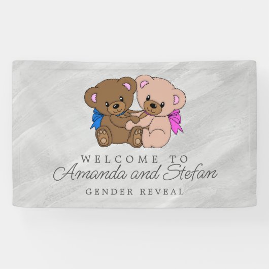 Geschlecht Baby Boy/Girl Banner (Horizontal)