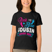 Geschlecht Cousin Rosa oder Blau Cousin Lieben Sie Tri-Blend Shirt (Vorderseite)