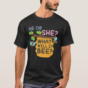 Geschlecht decken auf, was es Biene er oder sie T-Shirt