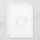 Geschlecht decken Baby-Duschen-Rosa auf, das Einladung (Rückseite)