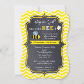 Geschlecht decken Babyparty-Einladungen auf Einladung (Vorderseite)