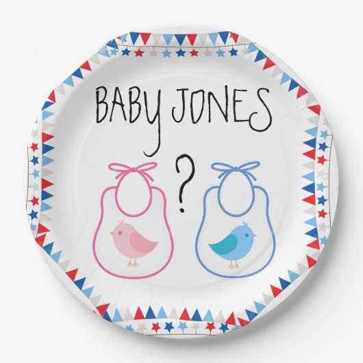 Geschlecht decken BabyQ Teller auf (Vorderseite)