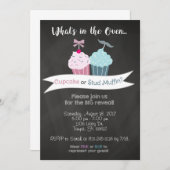 Geschlecht decken Einladung auf (Kuchen-oder (Vorne/Hinten)