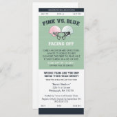 Geschlecht decken Fußball-Karten-Babyparty Einladung (Vorne/Hinten)