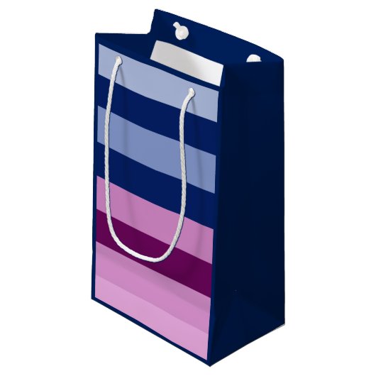 Geschlecht decken "Jungen-oder Mädchen-" rosa und Kleine Geschenktüte (Vorderseite Schrägansicht)