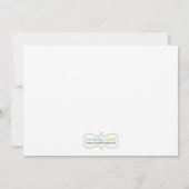 Geschlecht decken Party Einladung auf (Rückseite)