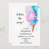 Geschlecht der Eiscreme: Einladung (Vorne/Hinten)