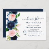 Geschlecht der Marine und der Rötung von Blumen: E Einladung (Vorne/Hinten)