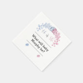 Geschlecht: Einladung, Er oder sie Serviette (Ecke)