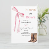 Geschlecht: Einladung zu Stiefeln oder Bögen (Stehend Vorderseite)