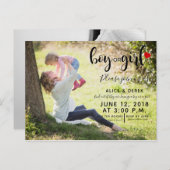 Geschlecht enthüllbar laden, fügen Sie Ihr Foto Postkarte (Vorne/Hinten)