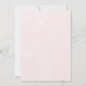 Geschlecht enthüllende Einladung mit "Bash" und "W (Rückseite)