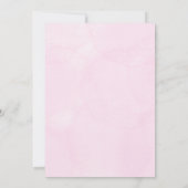 Geschlecht-enthüllende Einladung mit einem Motorra (Rückseite)