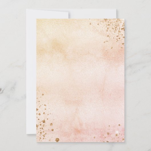 Geschlecht enthüllt Baby Dusche Teddy Bärenjunge M Einladung (Rückseite)