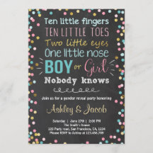 Geschlecht enthüllt Einladung Baby Dusche Junge od