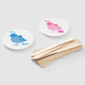 Geschlecht enthüllt Handfächer mit niedlichen Voge (Non-assembled)