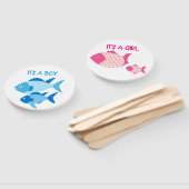 Geschlecht enthüllt Handfans niedliche Fische Fächer (Non-assembled)