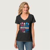 Geschlecht Enthüllung Baby Dusche Rosa Oder Blau B T-Shirt (Vorderseite Vollansicht)