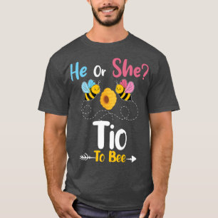 Geschlecht Enthüllung Er oder Sie Tio zu Bee Baby  T-Shirt