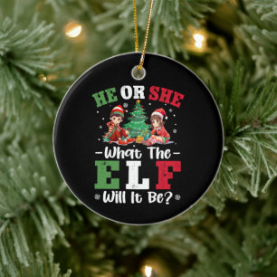 Geschlecht Enthüllung Er oder Sie Was wird der Elf Keramik Ornament