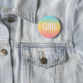 Geschlecht Enthüllung Ombre Mädchen Button (Beispiel)