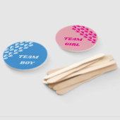 Geschlecht-Enthüllungsteam-Junge-Mädchen-Fußabdruc Fächer (Non-assembled)