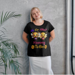 Geschlecht: Er oder sie Mami zu sein Große Größe T-Shirt