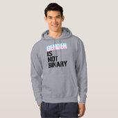 Geschlecht ist nicht binär hoodie (Vorne ganz)