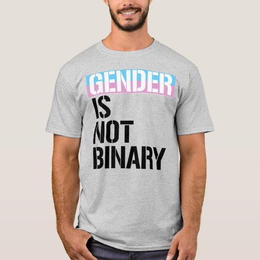 Geschlecht ist nicht binär T-Shirt (Vorderseite)