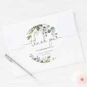 Geschlecht Neutrale weiche Babydusche Runder Aufkleber (Umschlag)